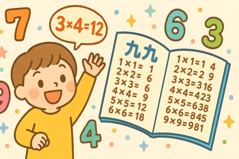 九九が覚えられない子どもへの対策法｜タイプ別の覚え方と家庭でできる工夫7選