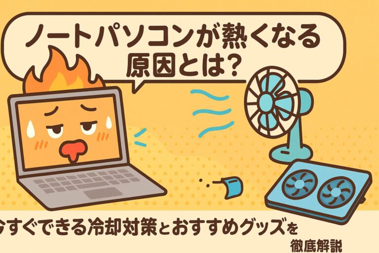 ノートパソコンが熱くなる原因とは？今すぐできる冷却対策とおすすめグッズを徹底解説