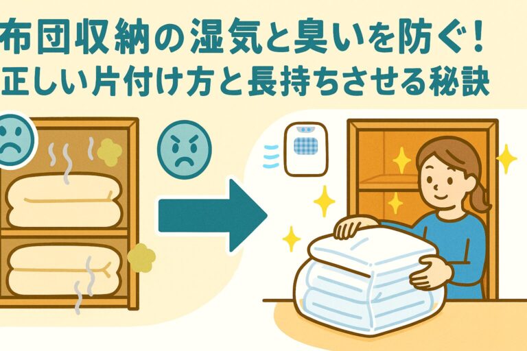 布団収納の湿気と臭いを防ぐ！正しい片付け方と長持ちさせる秘訣