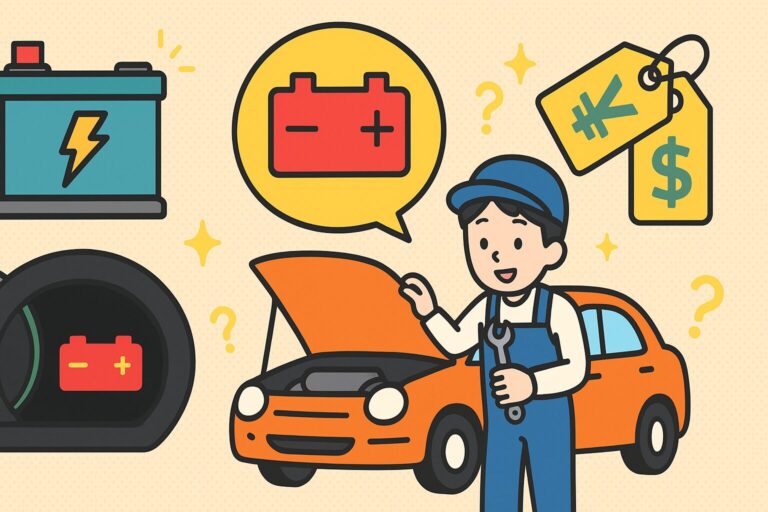 車のバッテリー警告灯がついたり消えたりする原因は？修理費用と対処法を徹底解説