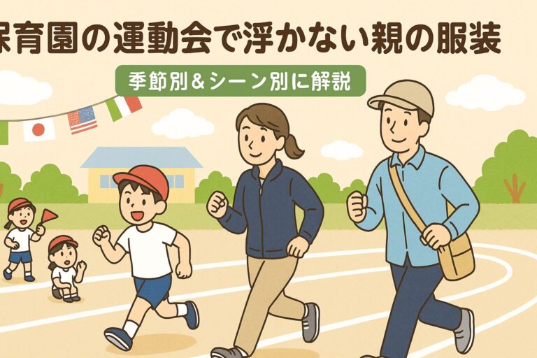 保育園の運動会で浮かない親の服装完全ガイド｜季節別＆シーン別に解説