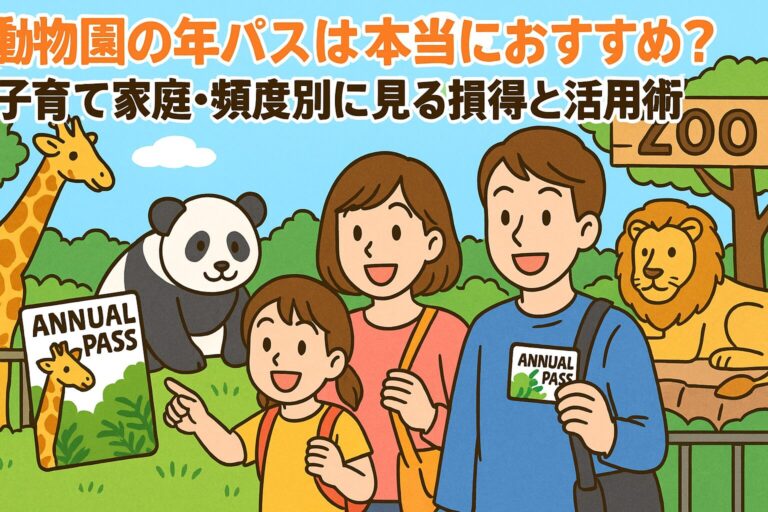 動物園の年パスは本当におすすめ？子育て家庭・頻度別に見る損得と活用術