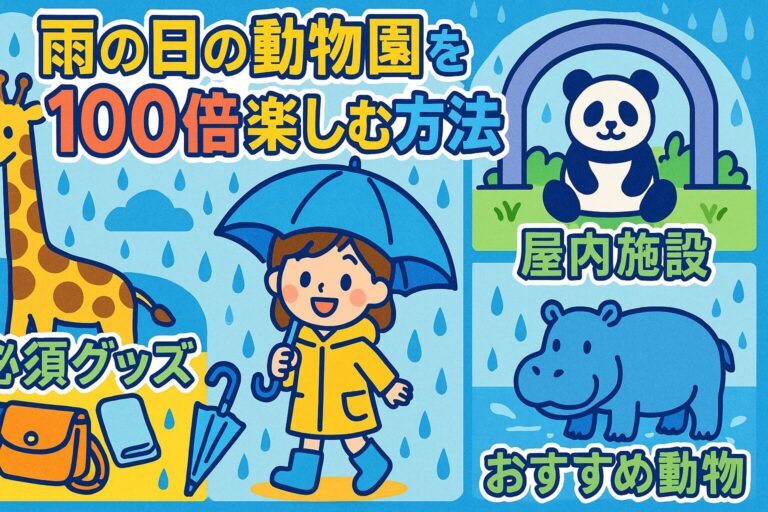 雨の日の動物園を100倍楽しむ方法｜おすすめ動物・屋内施設・必須グッズ完全ガイド