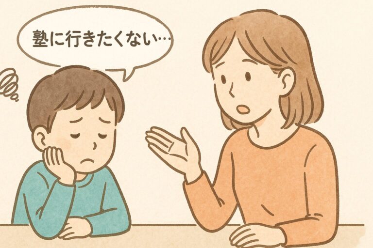 子どもが塾に行きたくない理由と本音｜言い訳の裏側と親ができる対応策