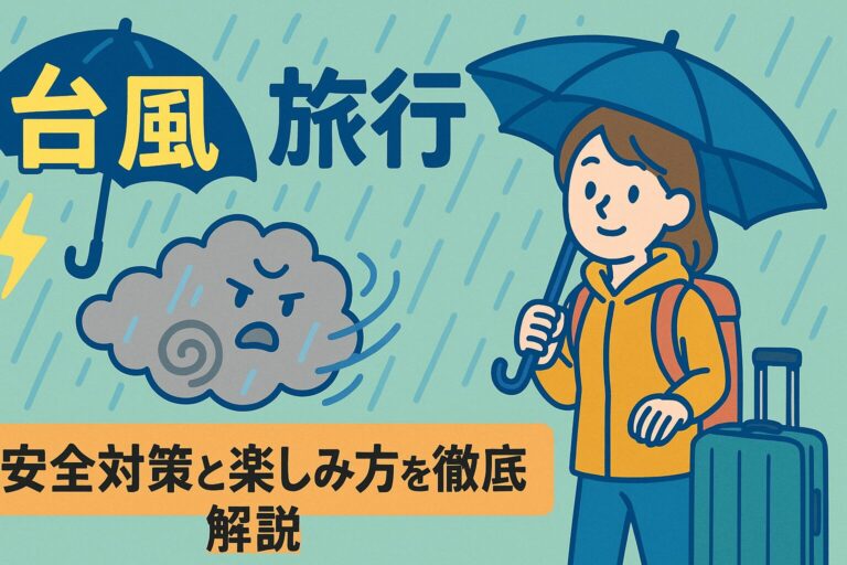 旅行中に台風が来たらどうする？安全対策と楽しみ方を徹底解説