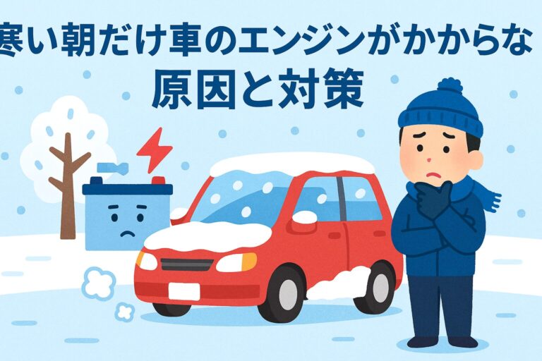 寒い朝だけ車のエンジンがかからない原因と対策｜バッテリー劣化から故障チェックまで完全解説