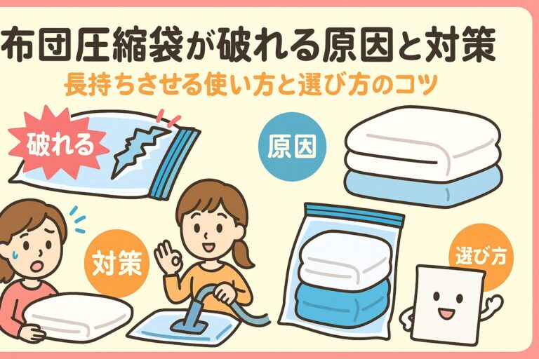 布団圧縮袋が破れる原因と対策｜長持ちさせる使い方と選び方のコツ