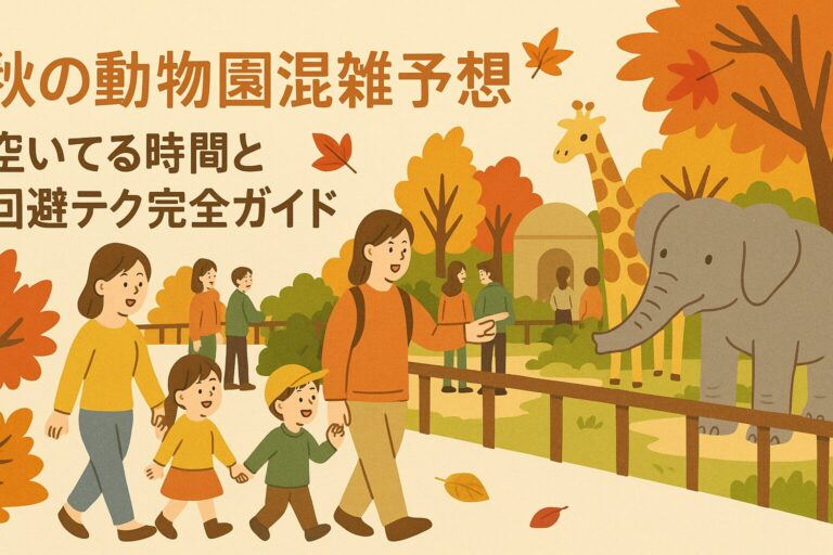 【秋の動物園混雑予想】京都市＆天王寺動物園で快適に楽しむ！空いてる時間と回避テク完全ガイド