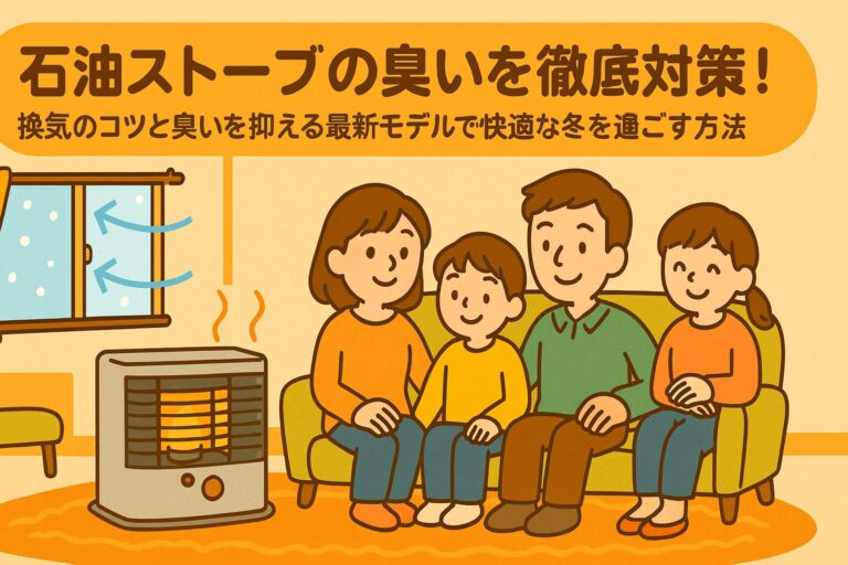石油ストーブの臭いを徹底対策！換気のコツと臭いを抑える最新モデルで快適な冬を過ごす方法