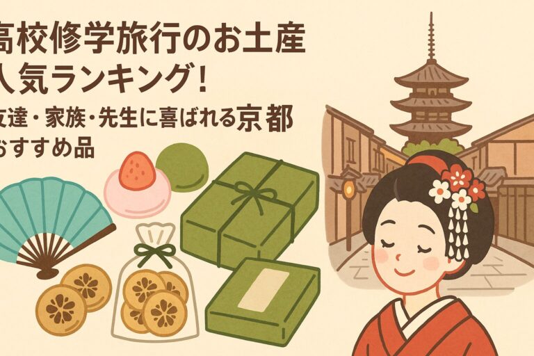 高校修学旅行のお土産人気ランキング！友達・家族・先生に喜ばれる京都おすすめ品