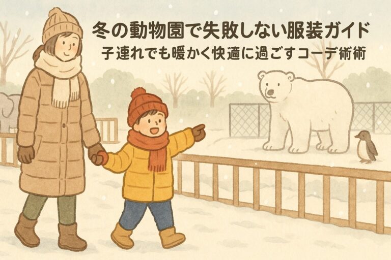 冬の動物園で失敗しない服装ガイド｜子連れでも暖かく快適に過ごすコーデ術