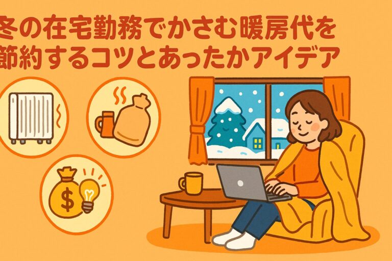 冬の在宅勤務でかさむ暖房代を節約するコツとあったかアイデア