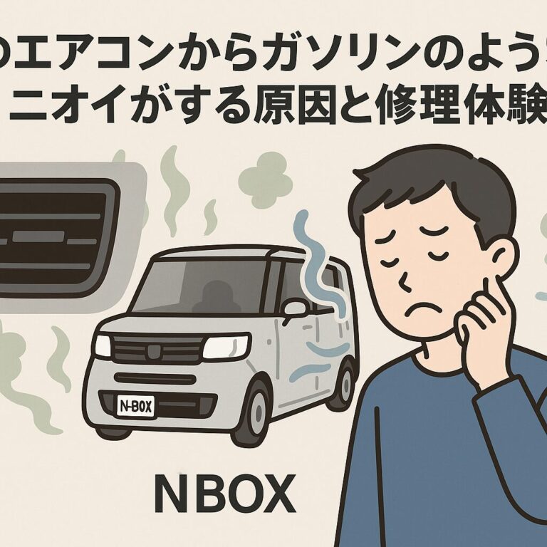車のエアコンからガソリン臭がする原因と対処法｜N-BOXで実際に起きたトラブルと修理費の目安