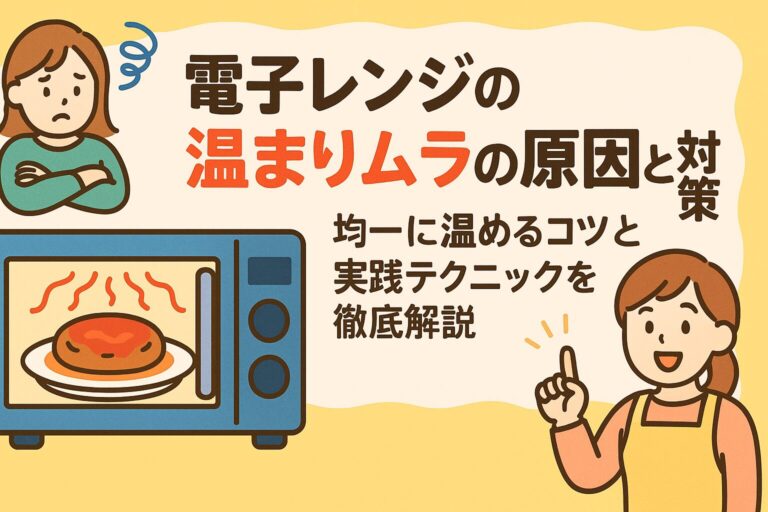 電子レンジの温まりムラの原因と対策｜均一に温めるコツと実践テクニックを徹底解説