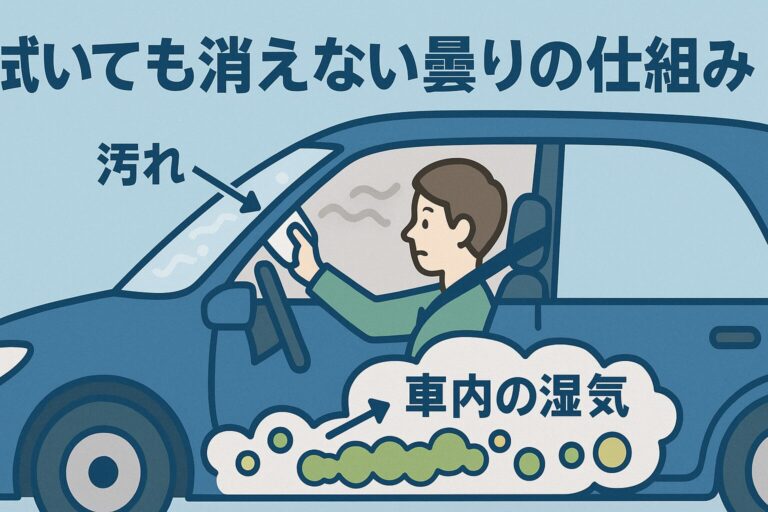 拭いても消えない“車の内側の曇り”の原因とは？3年悩んでわかった本当の対策法