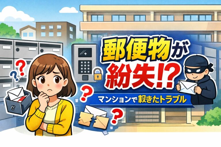 マンションで郵便物が紛失！オートロック物件でも起きた実例と対処法7選