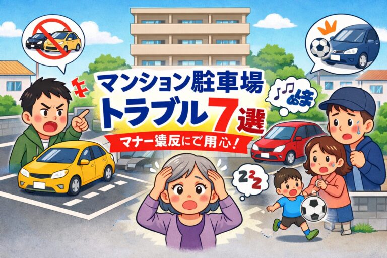 マンション駐車場トラブル7選｜ありがちなマナー違反と揉めごとを防ぐ実践術
