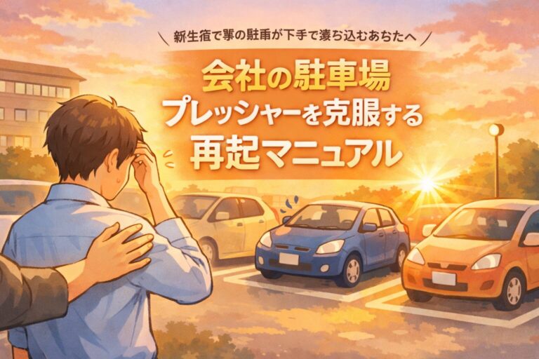 新生活で車の駐車が下手で落ち込むあなたへ｜会社の駐車場プレッシャーを克服する再起マニュアル