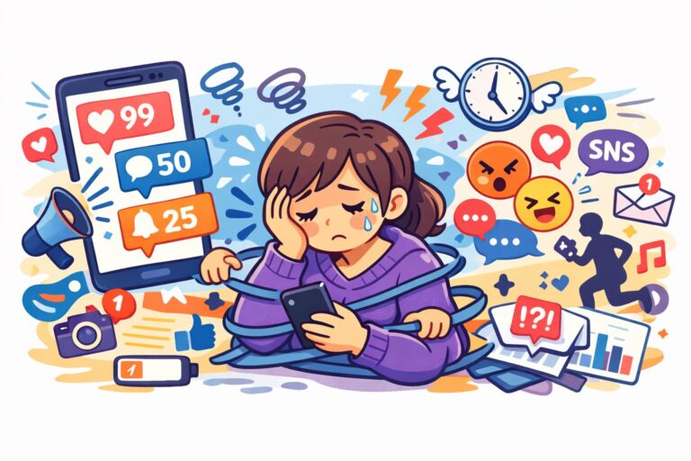Instagramストーリーを見るだけで疲れる理由｜しんどい原因とSNS疲れを今すぐ軽くする方法