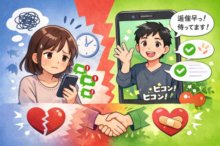 LINE返信が早い人がプレッシャーになる理由とは？しんどい原因と関係を壊さない対処法